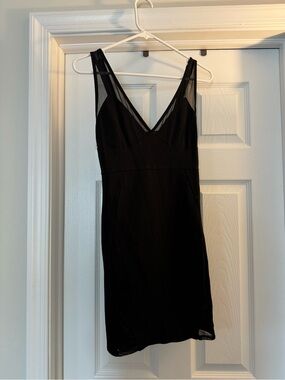 Black V-Neck Sheath Dress - Elegant Women's Dress